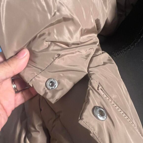 Steve-madden Women's Champagne Gold Puffer Coat XS NWT - Picture 5 of 8